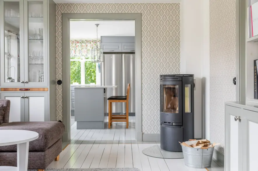 Vardagsrum efter renovering